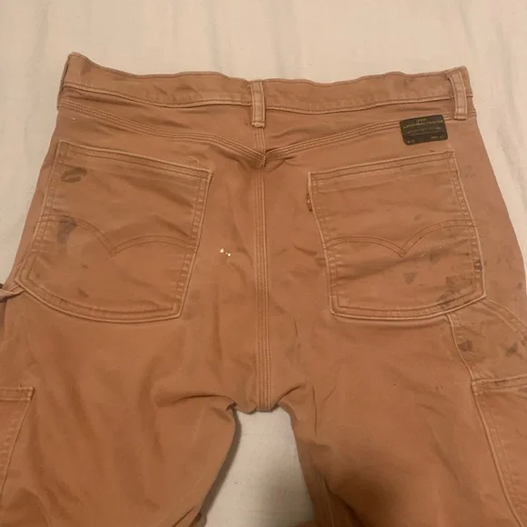 Levi's Men's Straight Jeans in Brown - Picture 7 of 14